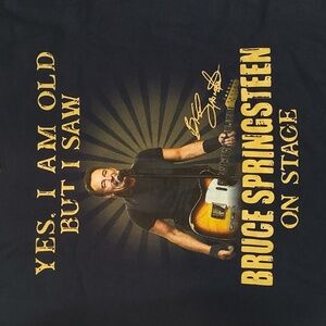 Bruce Springsteen Concert Tee Shirt XL Navy